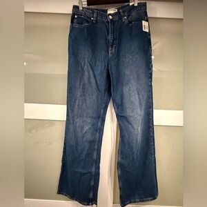 We The Free/Free People Tinsely Baggy High Rise Straight Leg Jeans